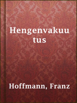 cover image of Hengenvakuutus
